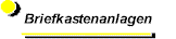 Briefkastenanlagen
